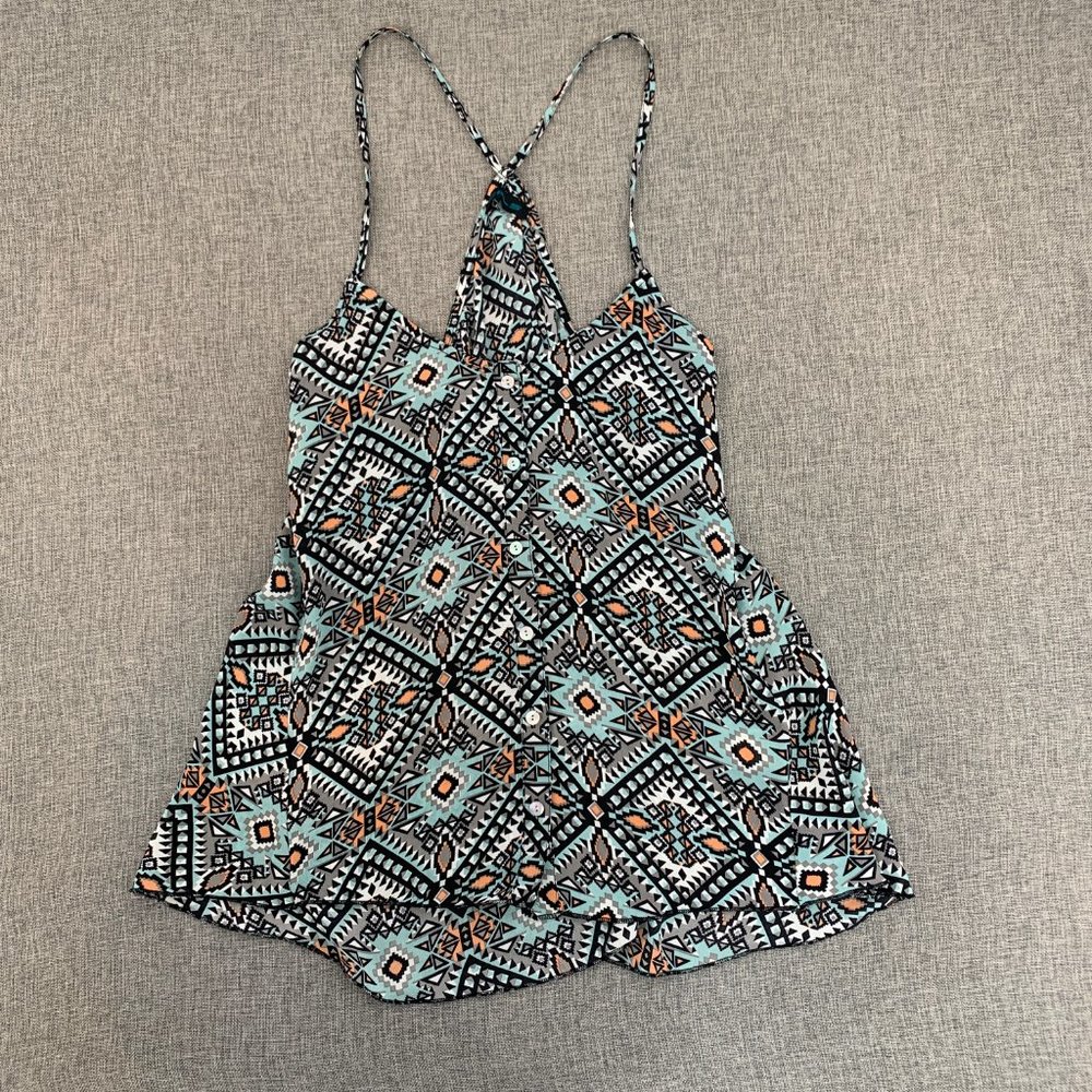 CALS Blue Lightweight Tank Top Spaghetti Straps Scoop Neck‎ Small